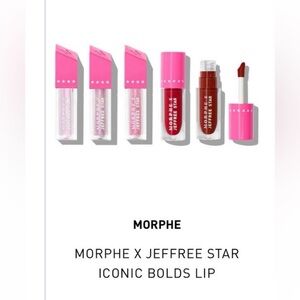 Morphe x JEFFREE STAR Iconic Nudes 5 Piece Mini Lip Collection NIB